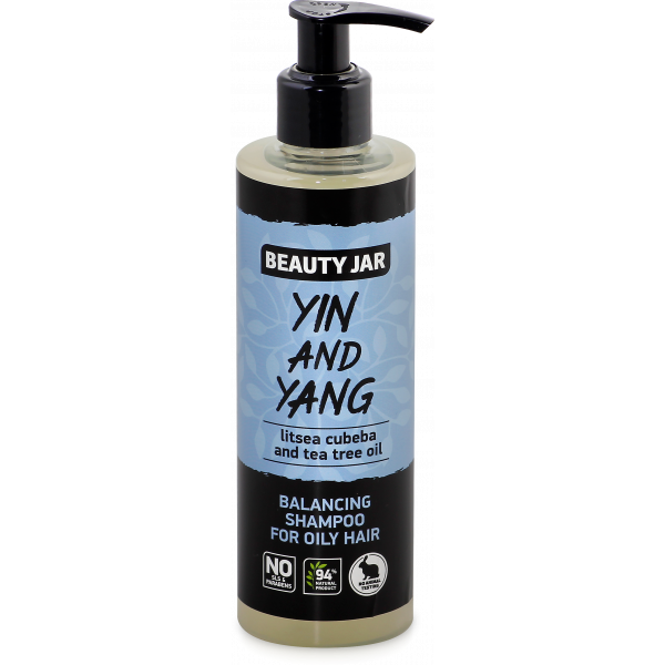 Beauty Jar YIN AND YANG - balansuojantis šampūnas riebaluotiems plaukams 250 ml
